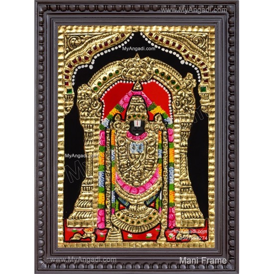 Tirupathi Venkateshwara Swamy Tanjore Painting