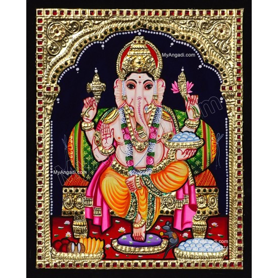 Ganesha Tanjore Painting