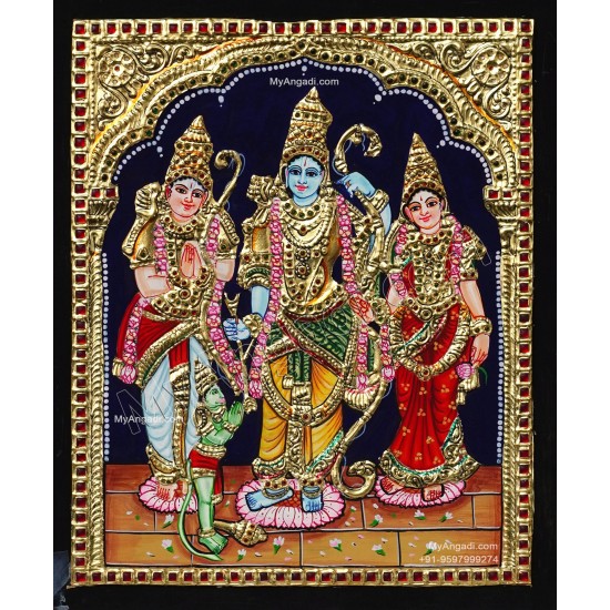 Ram Parivar Tanjore Painting