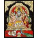 Shiva Kudumbam Tanjore Painting