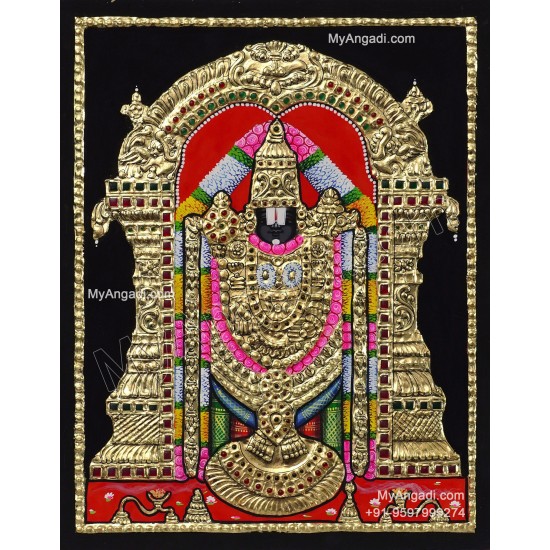 Venkateshwara Tanjore Painting