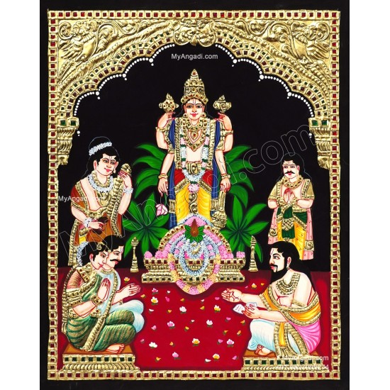 Sathyanarayana Tanjore Painting