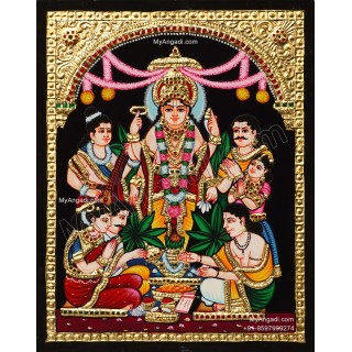 Sathyanarayana Tanjore Painting