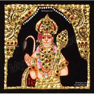 Hanuman Tanjore Painting