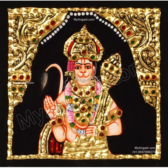 Hanuman Tanjore Painting