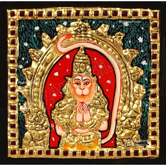 Hanuman Tanjore Painting