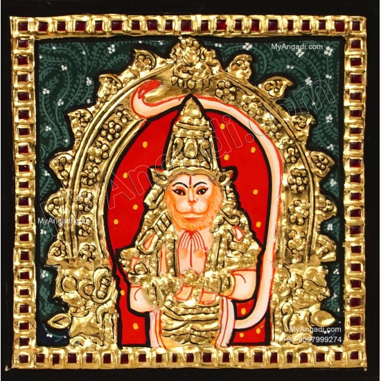 Hanuman Tanjore Painting