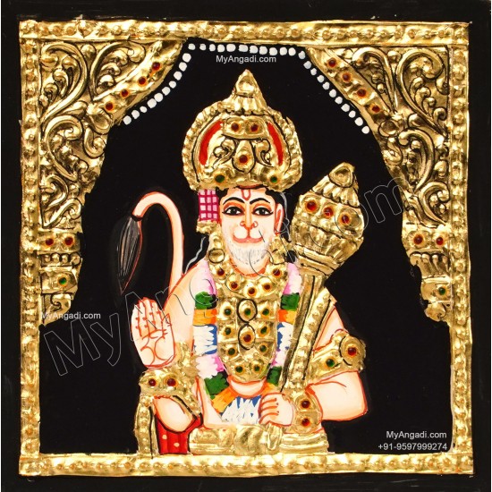Hanuman Tanjore Painting