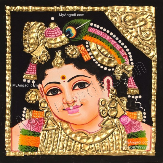 Krishna Tanjore Painting