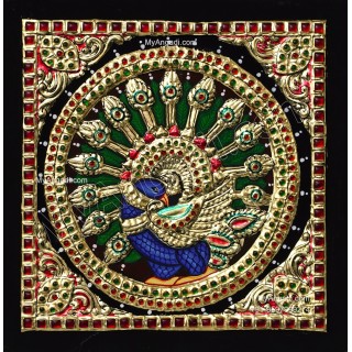 Peacock Tanjore Painting