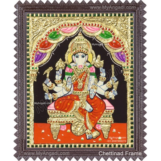 Varahi Amman Tanjore Painting