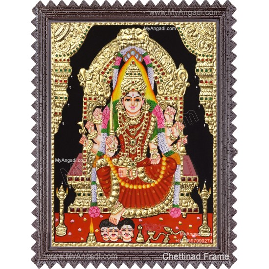 Samayapura amman Tanjore Painting