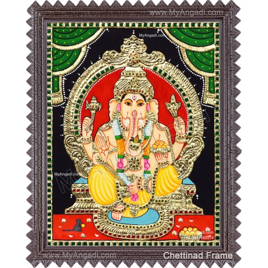 Ganesha  Tanjore Paintings