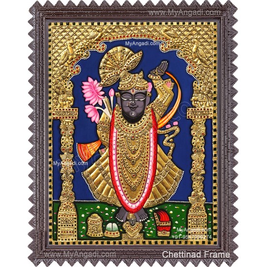 Shrinathji Tanjore Painting