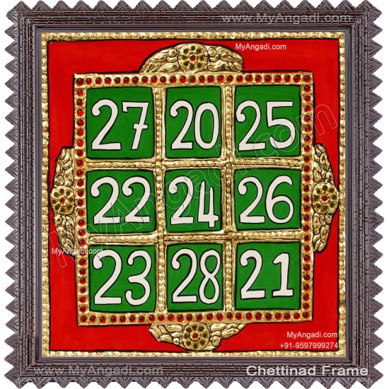 Kubera Yantra Tanjore Painting