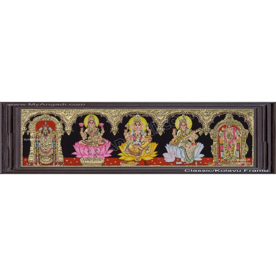 5 Panel  Tanjore Painting