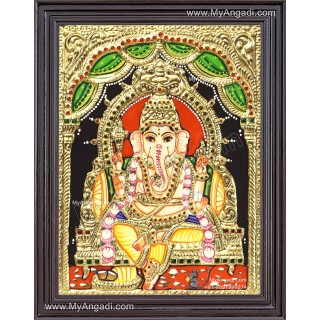 Ganesha Tanjore Painting