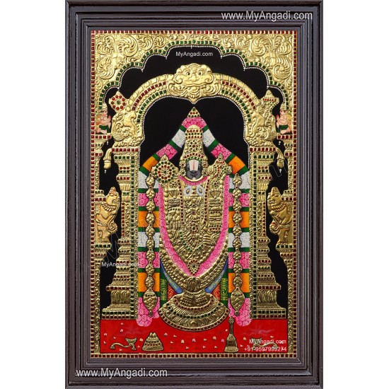 Tirupathi Venkatachalapathi Tanjore Painting