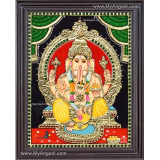 Ganesha  Tanjore Paintings