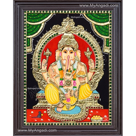 Ganesha  Tanjore Paintings