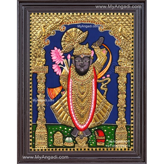Shrinathji Tanjore Painting
