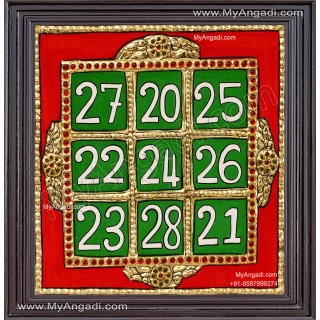 Kubera Yantra Tanjore Painting