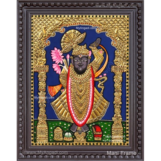 Shrinathji Tanjore Painting