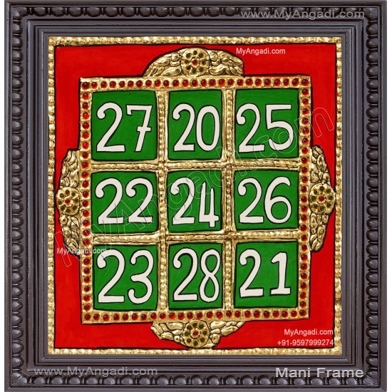 Kubera Yantra Tanjore Painting