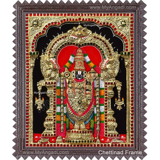 3D Balaji Tanjore Painting