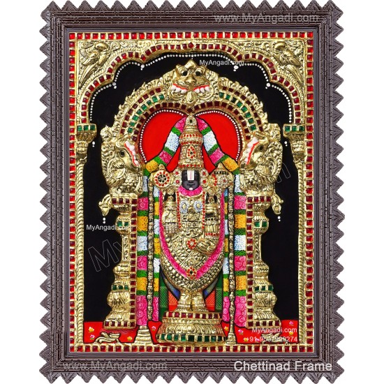 3D Balaji Tanjore Painting