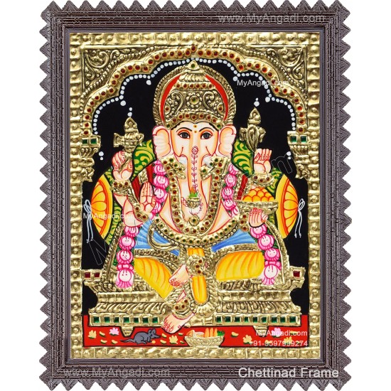 Ganesha Tanjore Painting