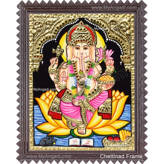 Ganesha  Tanjore Painting