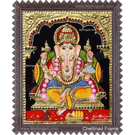 Ganesha Tanjore Painting