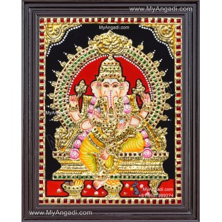 Ganesha  Tanjore Painting