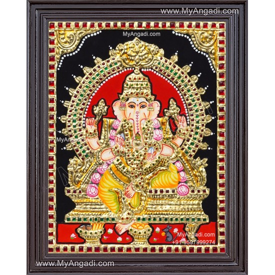 Ganesha  Tanjore Painting