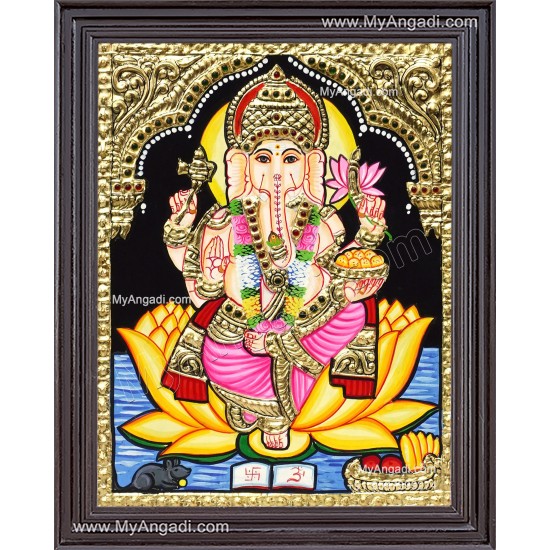Ganesha  Tanjore Painting