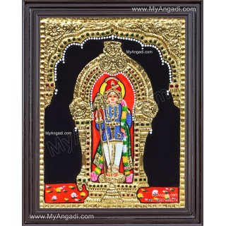 Raja Alangara Murugan Tanjore Painting