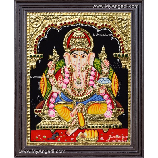 Ganesha Tanjore Painting