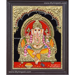 Ganesha Tanjore Painting