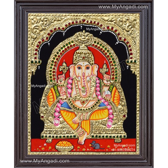 Ganesha Tanjore Painting