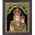 Mary With Infant Jesus Tanjore Painting