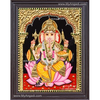 Ganesha Tanjore Painting