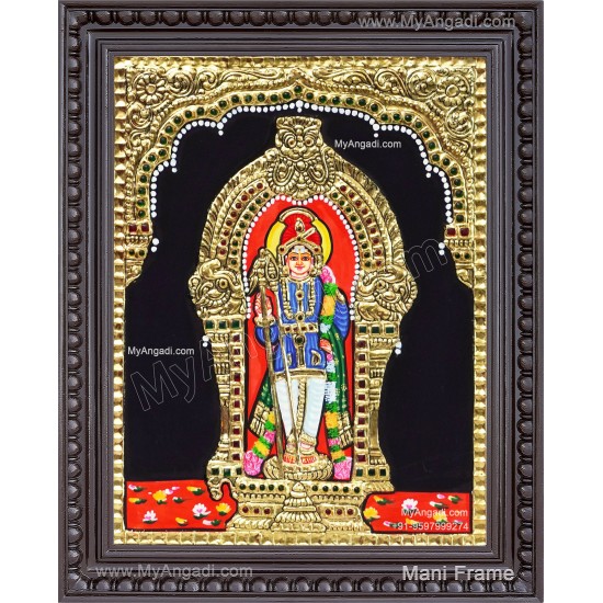 Raja Alangara Murugan Tanjore Painting