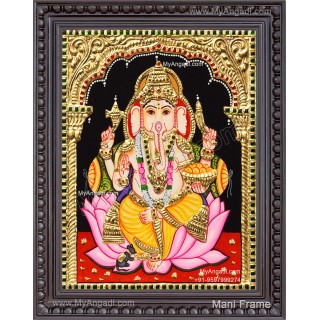 Ganesha Tanjore Painting