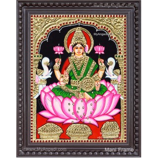 Gajalakshmi  Tanjore Painting