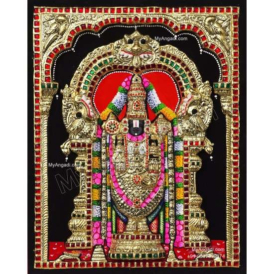 3D Balaji Tanjore Painting