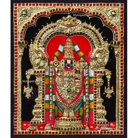 3D Balaji Tanjore Painting