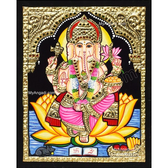 Ganesha  Tanjore Painting