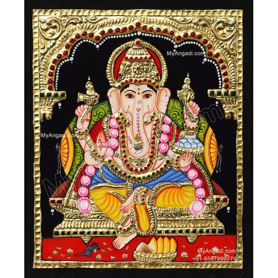 Ganesha Tanjore Painting