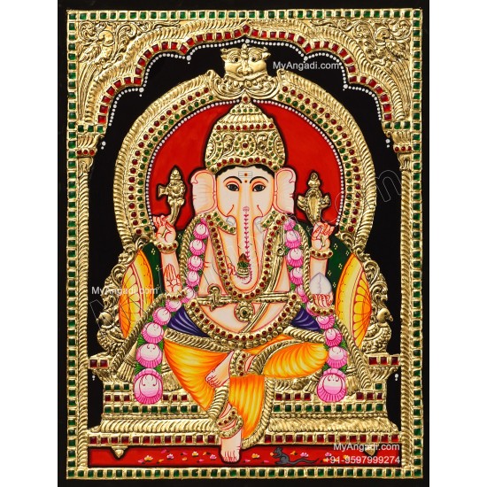 Pillaiyar Tanjore Painting